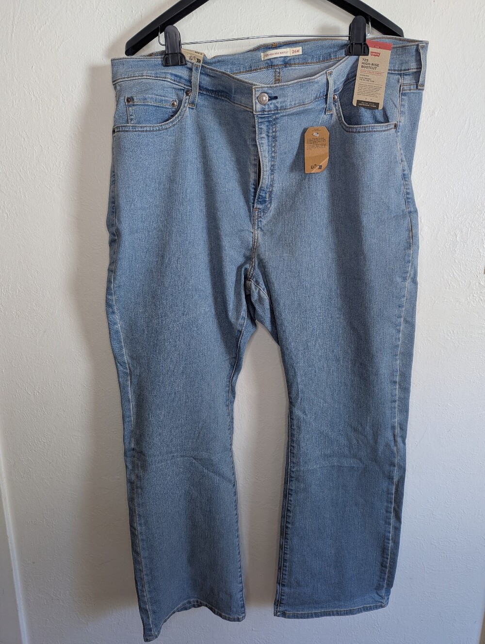 NWT Levi's 725 High Rise Bootcut Jeans Women's Size 26W M